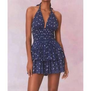 knee length dresses for ladies Loveshackfancy Deanna Halter Dress